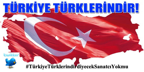 “Türkiye Türklerindir” diyecek sanatçı yok mu?