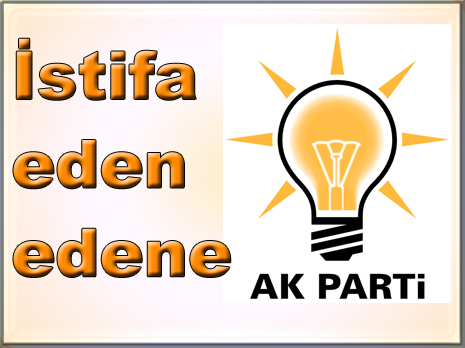 AKP’den istifa seli