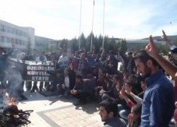 Muğla’da bölücü terör üniversite’de boy gösterdi