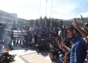 Muğla’da bölücü terör üniversite’de boy gösterdi