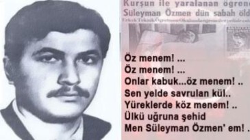 Ülkücü Vefa: Şehit Süleyman Özmen anıldı