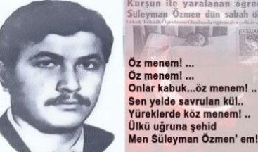 Ülkücü Vefa: Şehit Süleyman Özmen anıldı