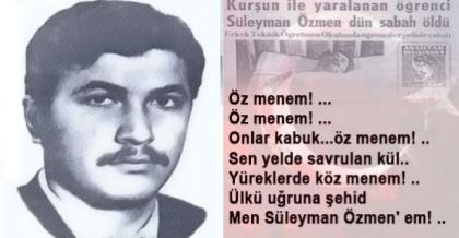 Ülkücü Vefa: Şehit Süleyman Özmen anıldı