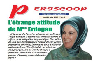 Emine Erdoğan Cezayir’de kriz çıkardı