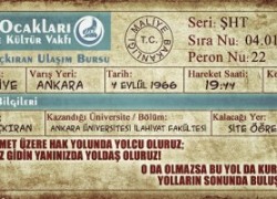 Ülkü Ocakları’ndan Ruhi Kılıçkıran Ulaşım Bursu