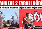 1 Etkinlikte 2 Farklı Görüş Biri milletvekili biri ülkücü ozan
