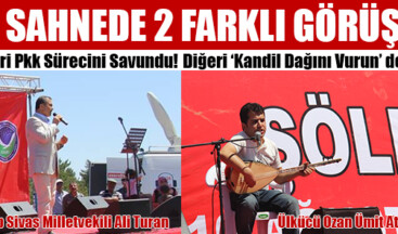 1 Etkinlikte 2 Farklı Görüş Biri milletvekili biri ülkücü ozan