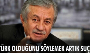 TÜRK OLDUĞUNU SÖYLEMEK ARTIK SUÇ!..