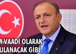 Vural: Seçim vaadi olarak uygulanacak gibi