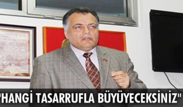 HANGİ TASARRUFLA BÜYÜYECEKSİNİZ