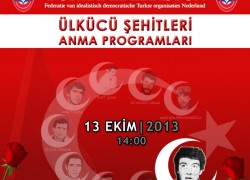 Hollanda’lı ülkücülerden şehitlere vefa programı: Cevdet Karakaş anılıyor