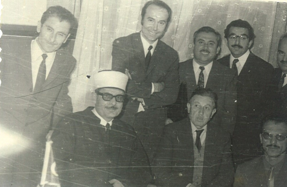 Dr. Lütfi Doğan, Osman Keskioğlu, (arkasındaki) İl Müftüsü, Belediye Bşk. Müftü Abdülkadir SEZGİN