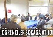 “Kız öğrenciler sokağa atıldı”