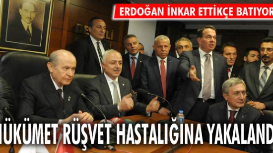 Hükümet rüşvet hastalığına yakalandı