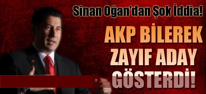 MHP’li Sinan Oğan’dan Şok İddia!