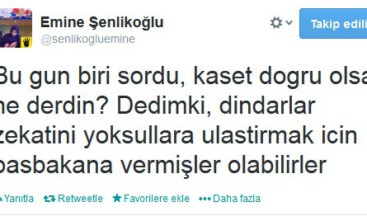 Twitter’de şenlik var: Zekat parasıdır