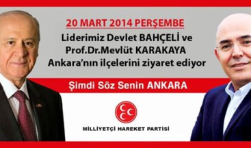 Liderimiz Devlet BAHÇELİ’nin Ankara Programı