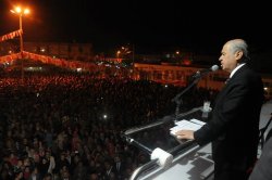 Devlet Bahçeli’den gece yarısı mitingi