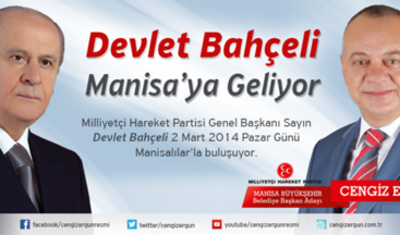 MHP Genel Başkanı Sn. Devlet BAHÇELİ Manisa’ya geliyor.