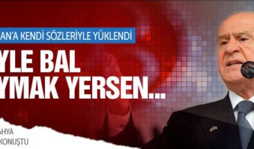 Bahçeli: Erdoğan bittin sen!