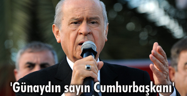 ‘Günaydın sayın Cumhurbaşkanı’