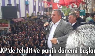 “AKP’de tehdit ve panik dönemi başladı”