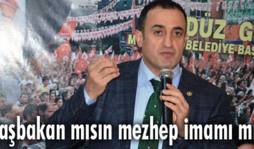 Başbakan mısın mezhep imamı mı?