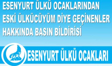 ÜLKÜCÜLÜKTEN GEÇİNENLERE DUYURU