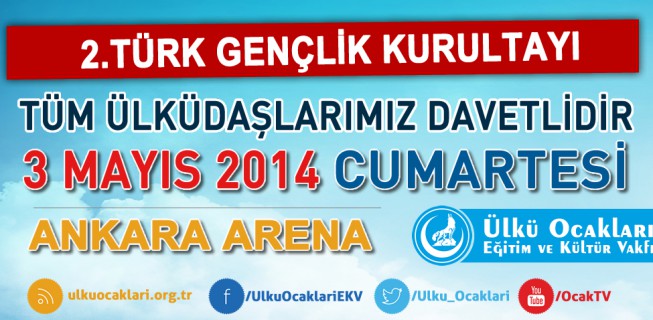 Ülkü Ocakları’ndan Türk Gençlik Kurultayı!