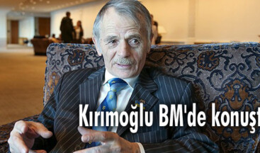 Kırımoğlu BM’de konuştu