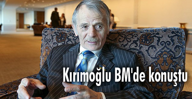 Kırımoğlu BM’de konuştu
