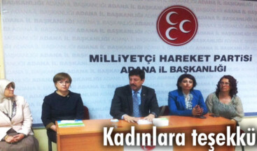 Kadınlara teşekkür