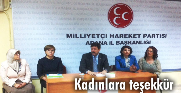 Kadınlara teşekkür