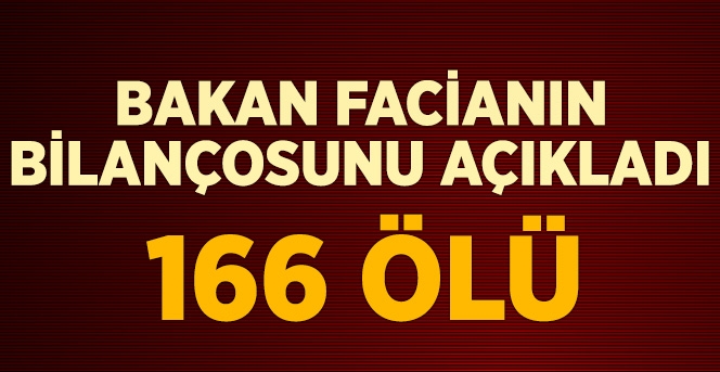 Taner Yıldız: 166 İşçi Hayatını Kaybetti