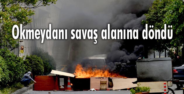 Okmeydanı savaş alanına döndü