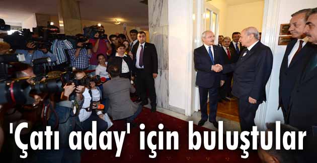 ‘Çatı aday’ için buluştular