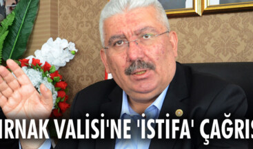 Şırnak Valisi’ne ‘istifa’ çağrısı