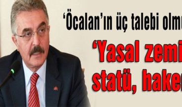“Bölücübaşı, esaretten efendiliğe getirilmiştir”