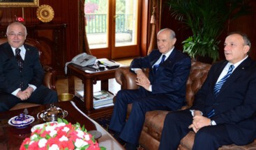 BAHÇELİ, MECLİS BAŞKANI ÇİÇEK’LE GÖRÜŞTÜ