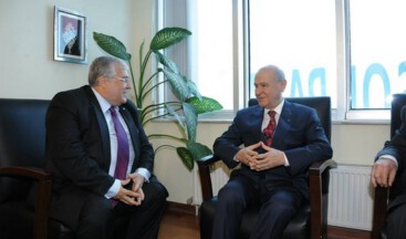 BAHÇELİ’DEN UYSAL VE TÜRKER’E ZİYARET