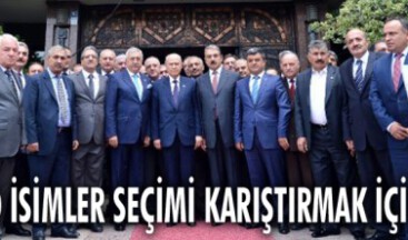 O isimler seçimi karıştırmak için