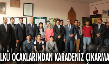Kılavuz, Karadeniz’de ziyaretlerini sürdürüyor