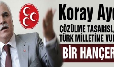 Koray Aydın: “Tam bir hukuk skandalıdır“