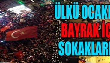 Ülkü Ocakları Bayrak İçin Sokaklarda!