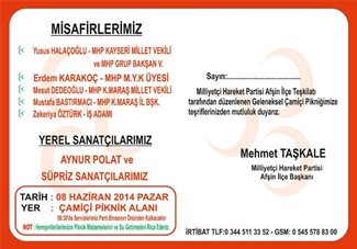 MHP’liler Afşin’de Toplanıyor