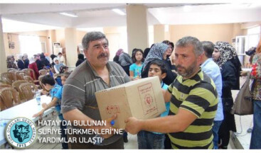 TÜRK OCAKLARI’NDAN, HATAY’DAKİ SURİYE TÜRKMENLERİ’NE YARDIM