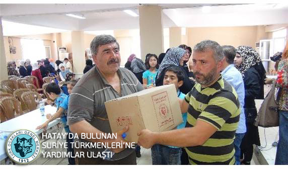 TÜRK OCAKLARI’NDAN, HATAY’DAKİ SURİYE TÜRKMENLERİ’NE YARDIM