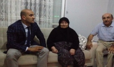 OLCAY KILAVUZ ÜLKÜCÜ ŞEHİT BABASININ VEFATI NEDENİYLE TAZİYEDE BULUNDU