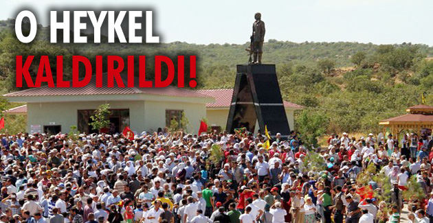 O Heykel kaldırıldı!