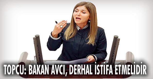 Topcu: Bakan Avcı, derhal istifa etmelidir